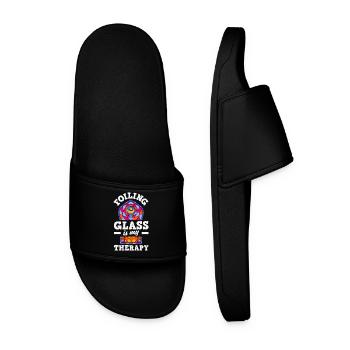 Art du vitrail Artiste du vitrail - Claquettes Homme - noir - Devant