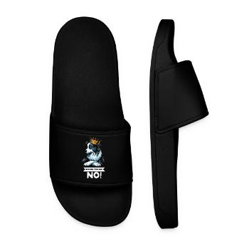 Before You Ask Border Collie Hütehund Collie - Men’s Pool Sliders - black - Front
