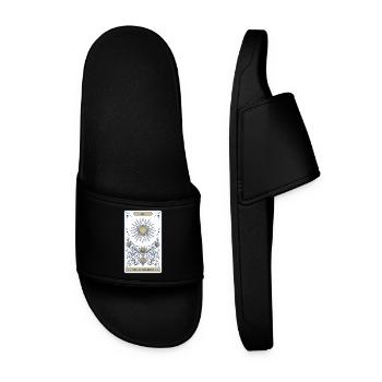 Spiritualité XV L’Alchimiste Géométrie Sacrée - Claquettes Homme - noir - Devant
