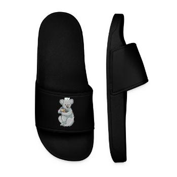 Koala Nurse - Men’s Pool Sliders - black - Front