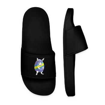 Costume de Pâques en lapin - Claquettes Homme - noir - Devant