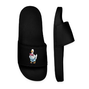 Sèche-cheveux Duck Hairdresser - Claquettes Homme - noir - Devant
