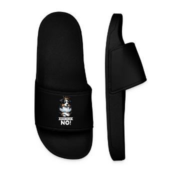 Before You Ask Australian Shepherd Aussie Aussies - Men’s Pool Sliders - black - Front