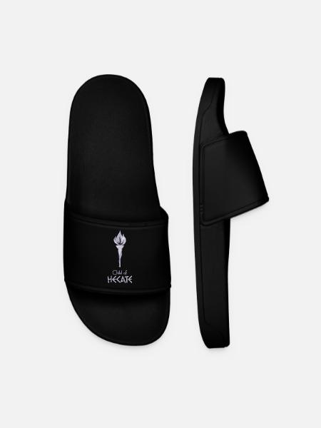 Child of Hecate – Percy Jackson inspired design - Men’s Pool Sliders - black