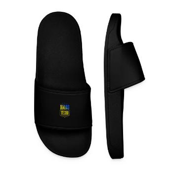 Xmas Crew - Men’s Pool Sliders - black - Front