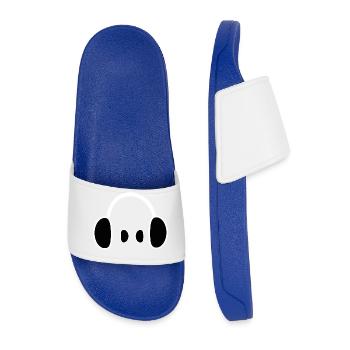 Headphones, Dj, Music Festival - Men’s Pool Sliders - royal blue - Front