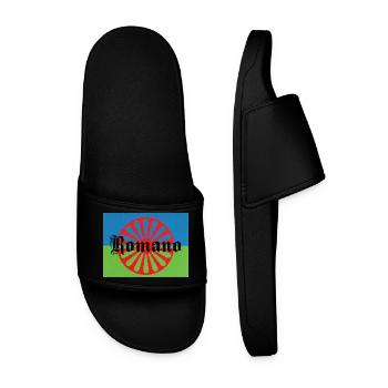 Lennyromanoflag - Men’s Pool Sliders - black - Front