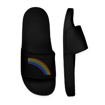still chasin rainbows II - Men’s Pool Sliders - black - Front