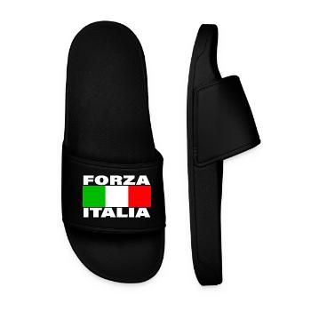 FORZA ITALIA - Men’s Pool Sliders - black - Front