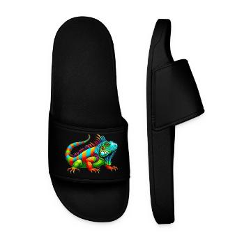 Iguana - Men’s Pool Sliders - black - Front