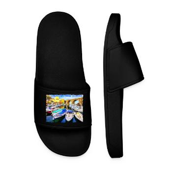Vallon des Auffes Marseille - Claquettes Homme - noir - Devant