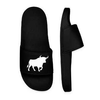 bull - Men’s Pool Sliders - black - Front