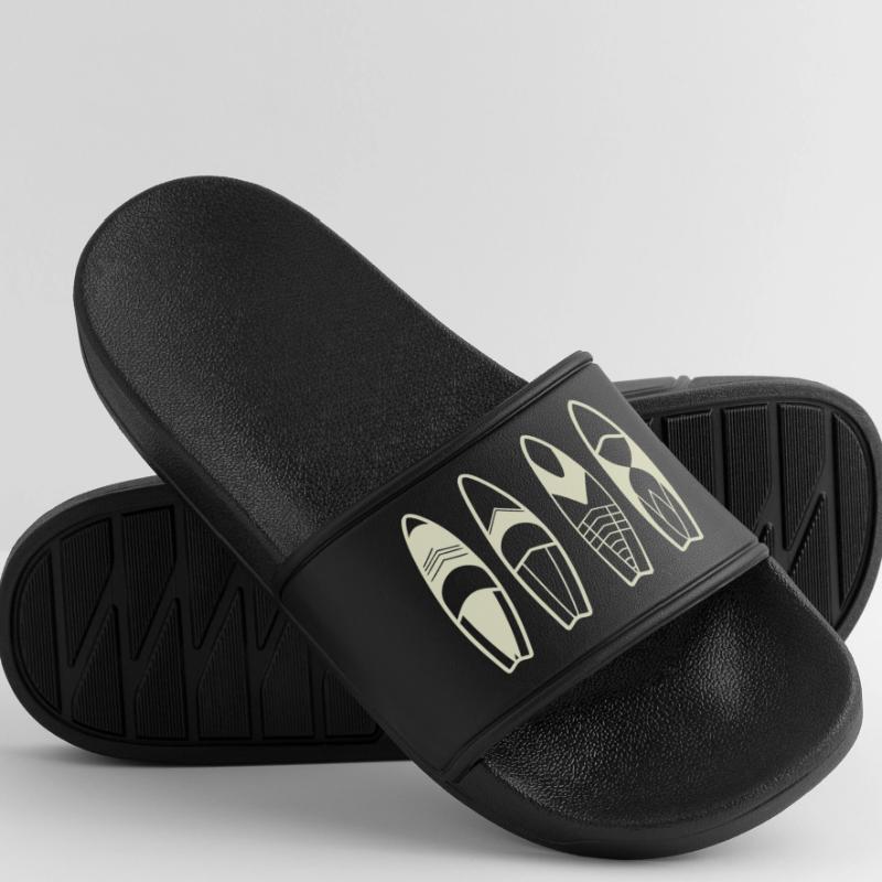 Planches de Surf Abstraites Minimalistes Claquettes Homme