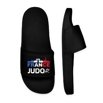 France Urban Judo - Men’s Pool Sliders - black - Front