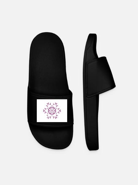 mandala2tv - Claquettes Homme - noir