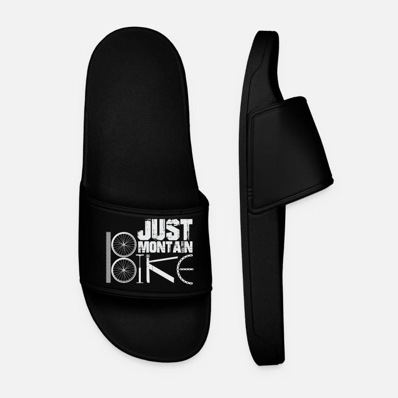 BMX Bicycle Saying bmx biker - Men’s Pool Sliders - black