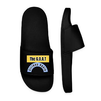 Le GOAT frappe à nouveau - Claquettes Homme - noir - Devant