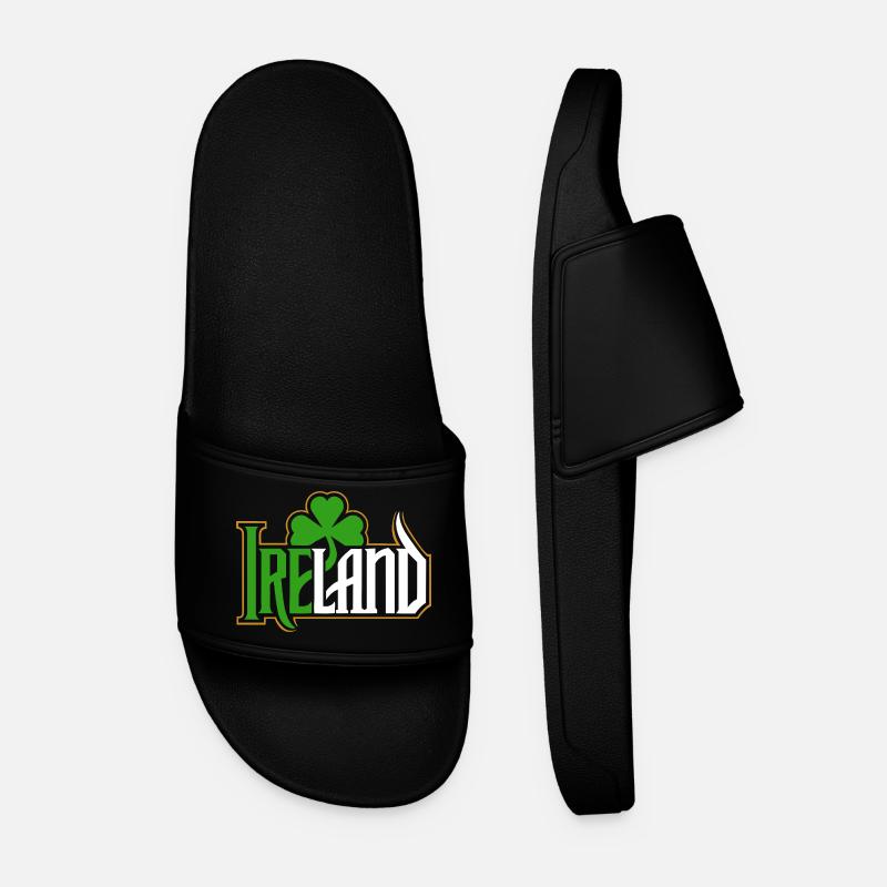 Irlande - Bonne Saint-Patrick - Shamrock - Claquettes Homme - noir