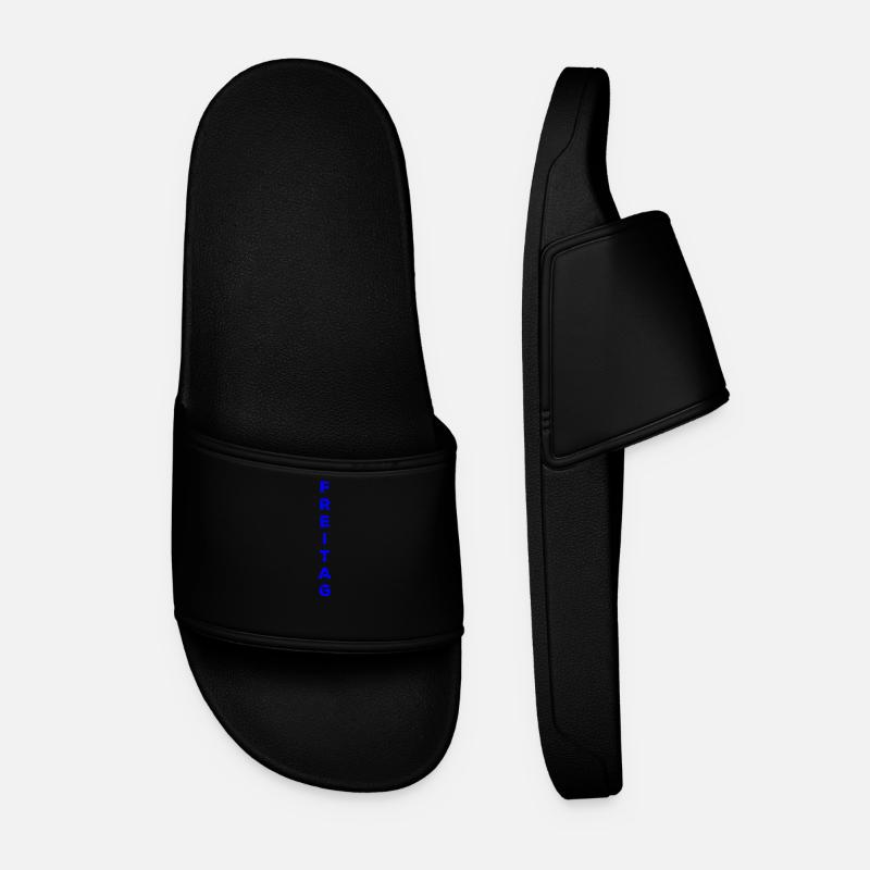 Friday - blue - Men’s Pool Sliders - black