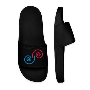 spiralen_2c - Claquettes Homme - noir - Devant