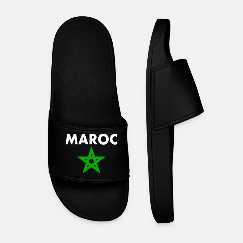 Morocco - Men’s Pool Sliders - black