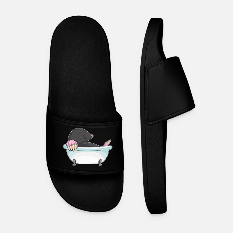 Mole Bathing Bathtub - Men’s Pool Sliders - black