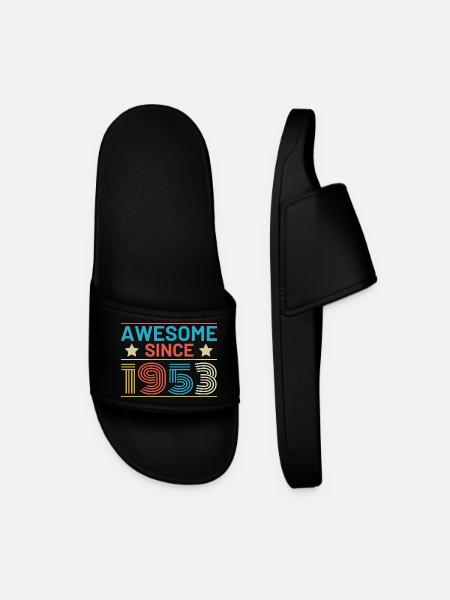 Awesomne since 1953 Retro - Men’s Pool Sliders - black