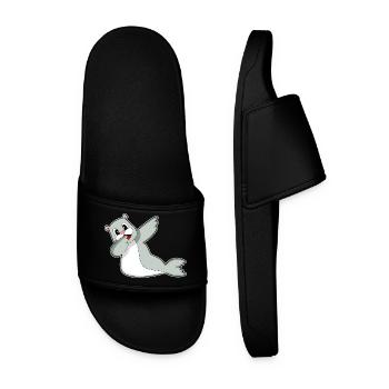 Danse hip-hop Seal - Claquettes Homme - noir - Devant