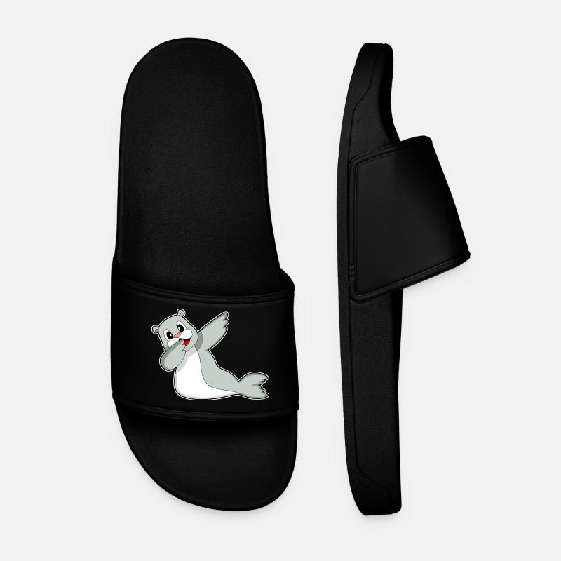 Danse hip-hop Seal - Claquettes Homme - noir