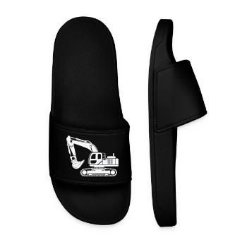 excavator - Men’s Pool Sliders - black - Front