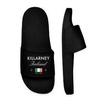 Killarney Coordonnées Irlande Souvenir de voyage - Claquettes Homme - noir - Devant