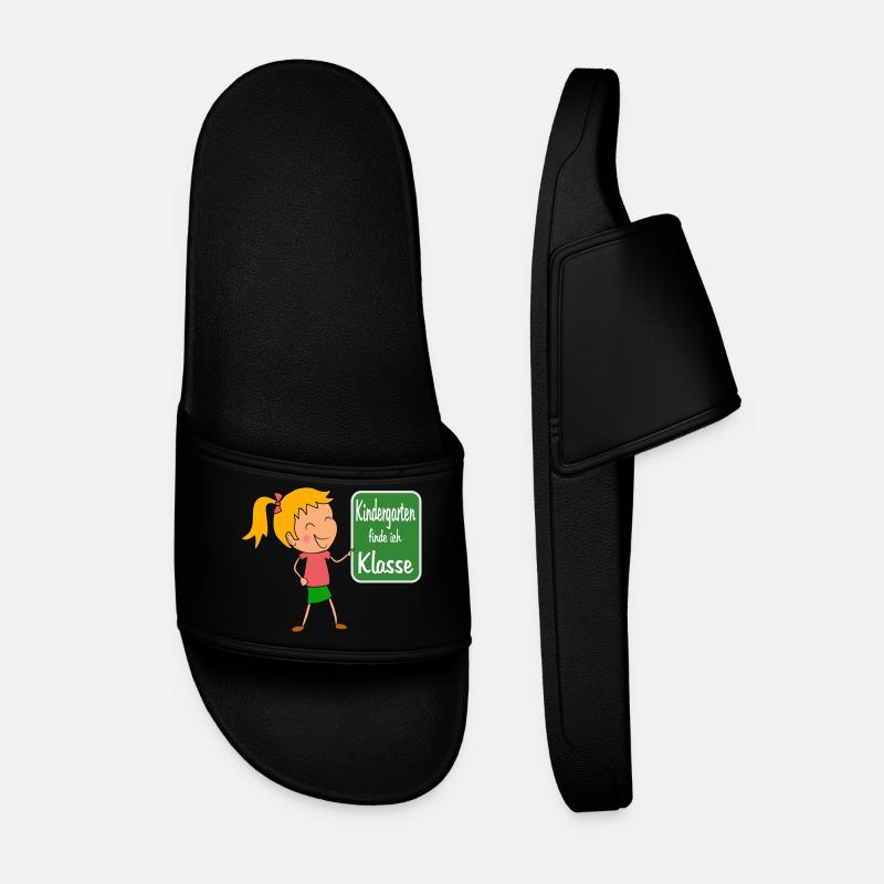Kindergarten - Männer Badelatschen - Schwarz