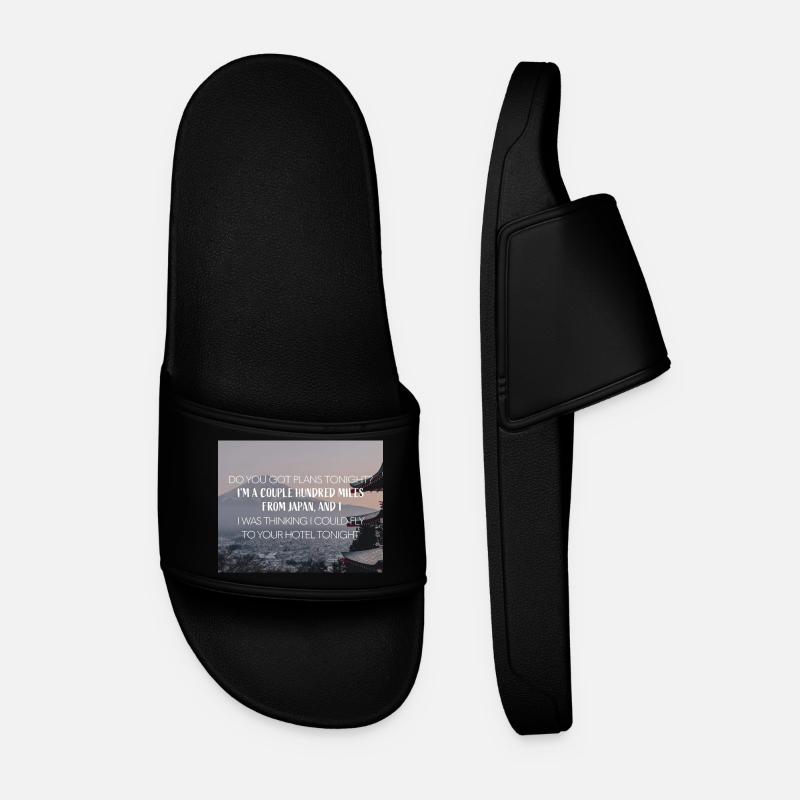 Lost in Japan - S. Mendes - Men’s Pool Sliders - black