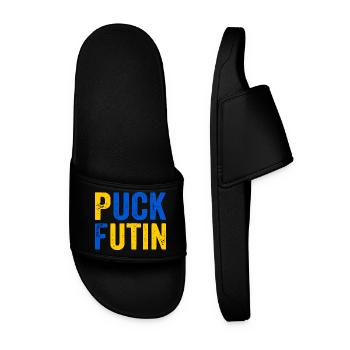 Puck futin - Men’s Pool Sliders - black - Front