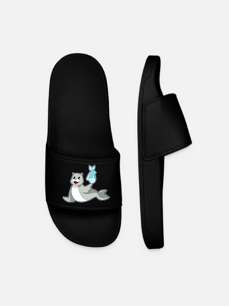 Poisson phoque - Claquettes Homme - noir