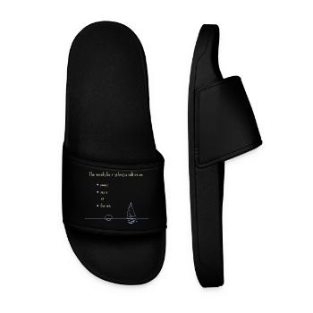 Le remède à tout... pour les produits sombres - Claquettes Homme - noir - Devant