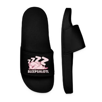 Sleepsalotl - Men’s Pool Sliders - black - Front