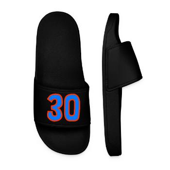 30. 30 ANS. 30e ANNIVERSAIRE. ANNIVERSAIRE 30 ANS. - Claquettes Homme - noir - Devant