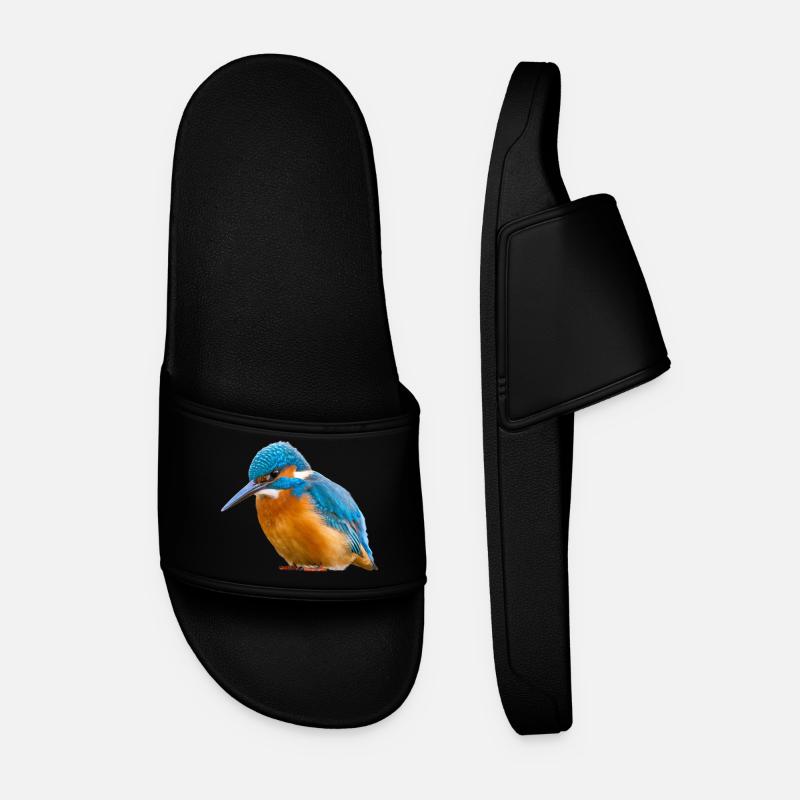 Eisvogel Kingfisher Alcedo Atthis Vogel Natur - Männer Badelatschen - Schwarz