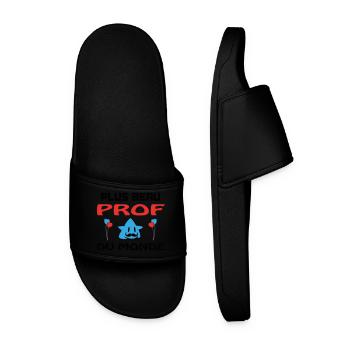 PLUS BEAU PROF DU MONDE - Claquettes Homme - noir - Devant
