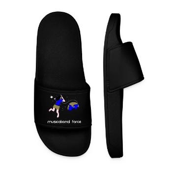 Le pouvoir de la musique - Claquettes Homme - noir - Devant