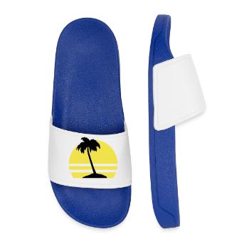 Île Palm - Claquettes Homme - bleu roi - Devant