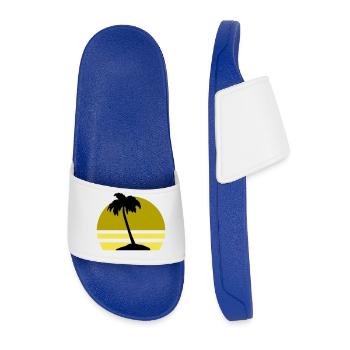 Île Palm - Claquettes Homme - bleu roi - Devant