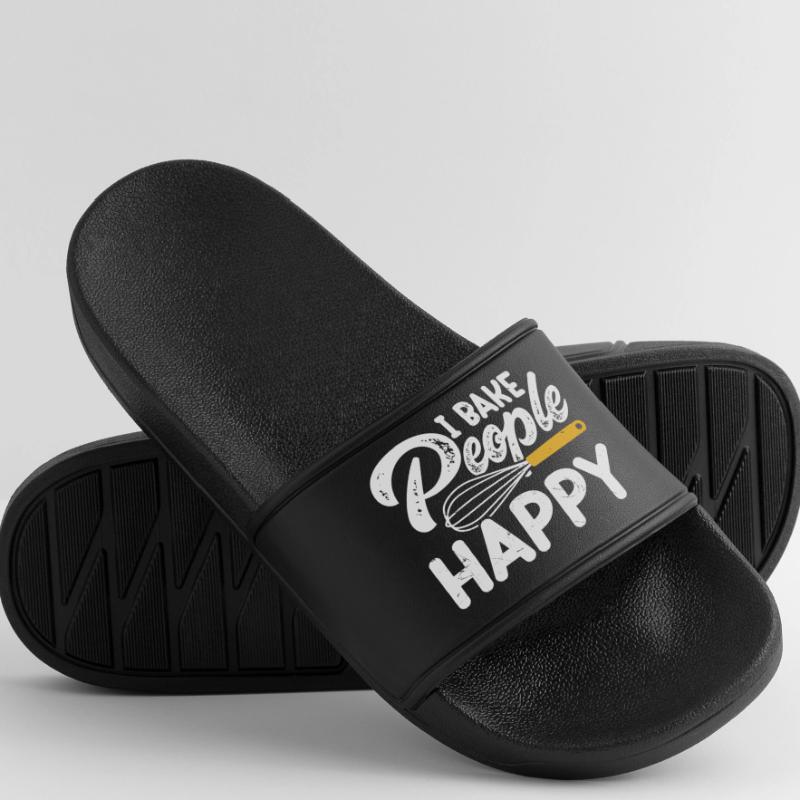 Baking Baker Bakery Men’s Pool Sliders