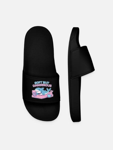 BLAHAJ – Soft & Danger - Men’s Pool Sliders - black