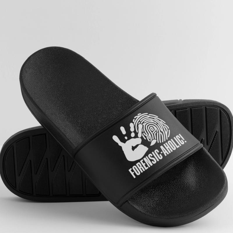 Forensic Analyst Forensic-Aholic Squad Crime Lab Men’s Pool Sliders