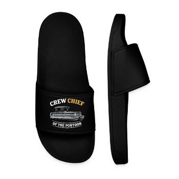 Flotte de pontons Équipage de pontons Bateau ponton - Claquettes Homme - noir - Devant