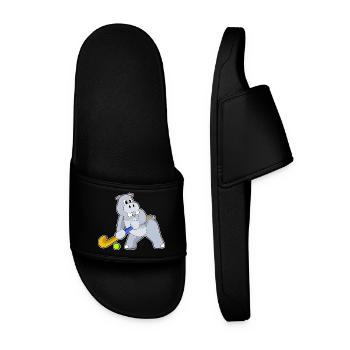 Hippopotamus Hockey sur gazon Stick - Claquettes Homme - noir - Devant