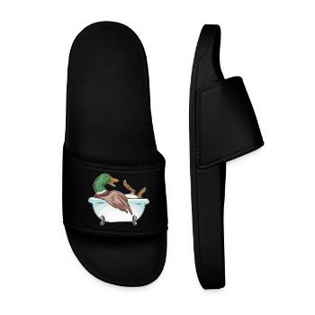 Baignoire de bain de canard - Claquettes Homme - noir - Devant