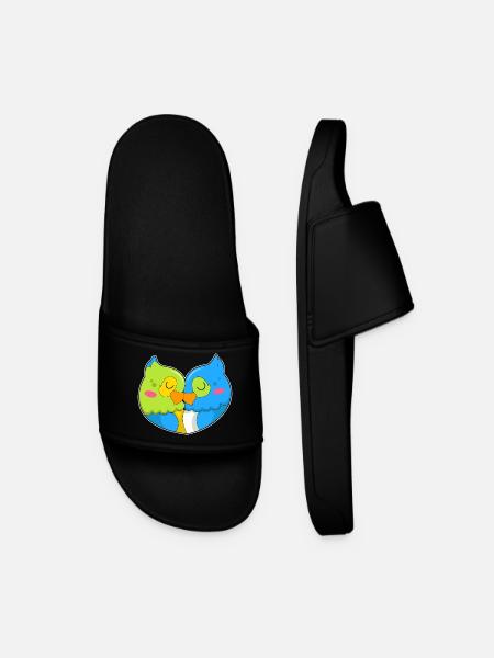 Amour de perroquet - Claquettes Homme - noir
